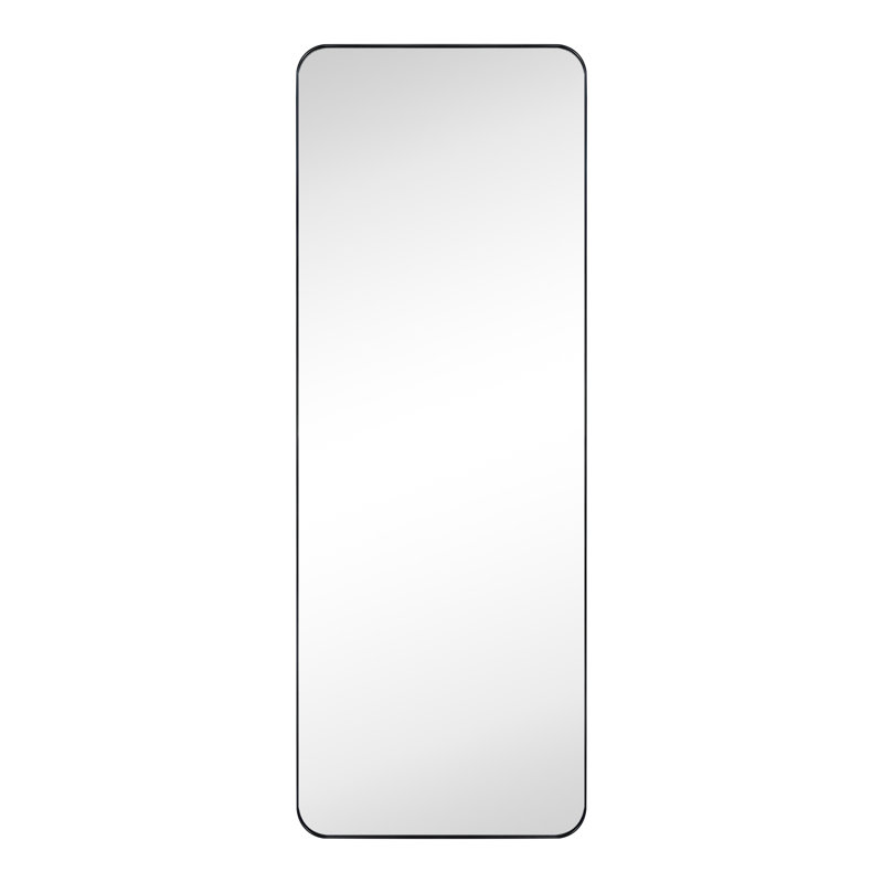 Miroir de salle de bain Kengston, Noir mat, 55 po x 20 po