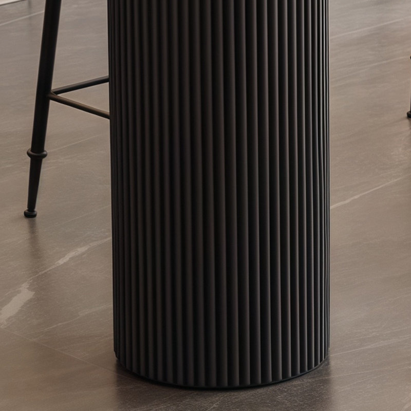 Table de bar moderne et simple, H 41,3 po x L 62,9 po x l 19,6 po