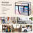 4-Pack Clear Clothes Storage Bags, 40L Blanket Storage Bag, Vinyl Foldable Bags, Closet Organizers-1000122460-1000122434