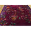 Tapis corail / saumon rose antique en laine noué à la main des années 1920