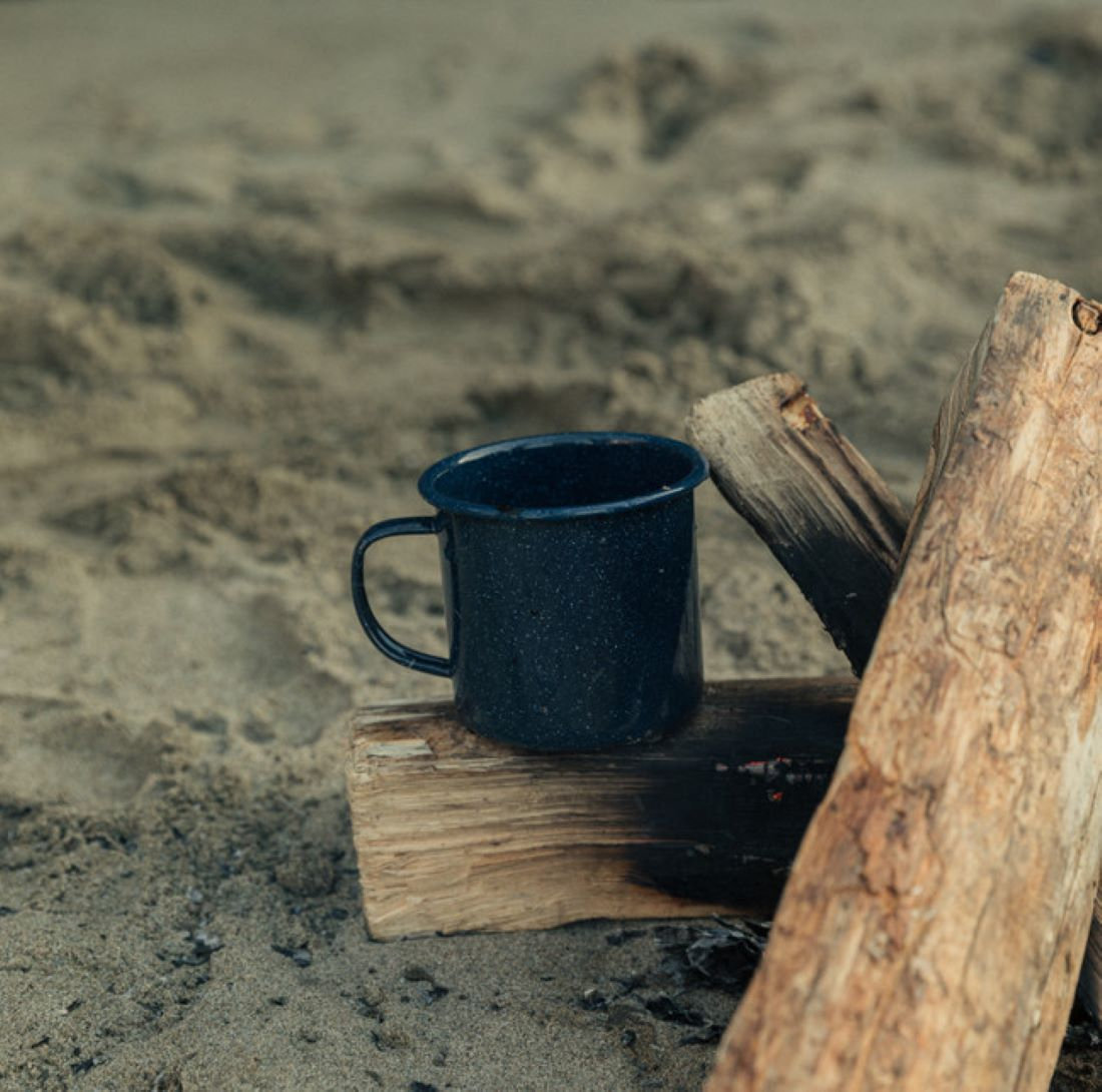 Stinson Enamelware Mug, Navy