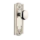 Grandeur Parthenon Plate Double Dummy with Fifth Avenue Door Knob