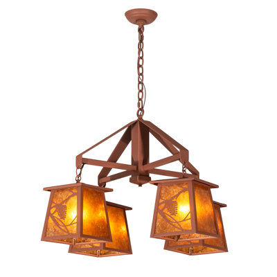 Rustic Lodge 4 - Light Chandelier