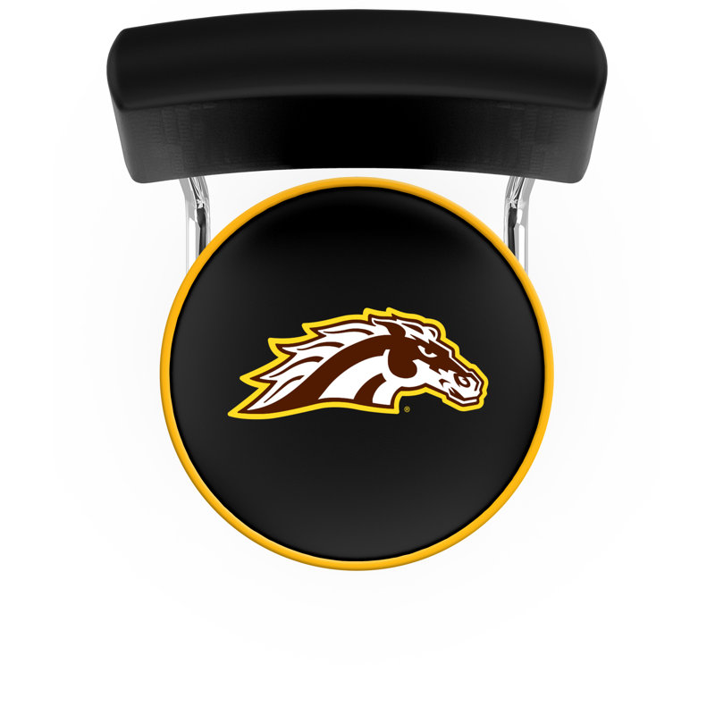 NCAA 30" Swivel Bar Stool, Western Michigan University