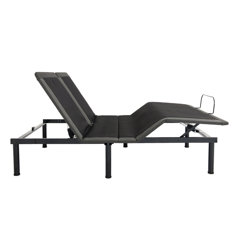 Structure de lit réglable flexible et pratique à assemblage rapide avec commandes à commande vocale pour un confort personnalisé et une vie facile