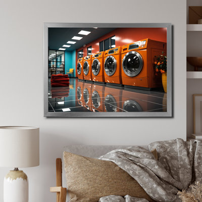 Blanchisserie du prochain siècle I - Décoration murale salle de bain et buanderie