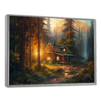 Knutsford Forest Escape Cabin I - Landscape Cottage Wall Art