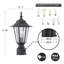 Lampadaire d'extérieur imperméable Berkett-1991564118