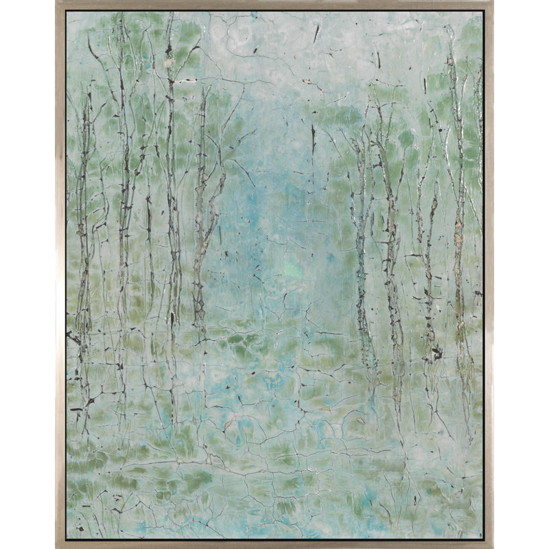 «Wel Weling Sky», peinture sur toile à cadre flottant