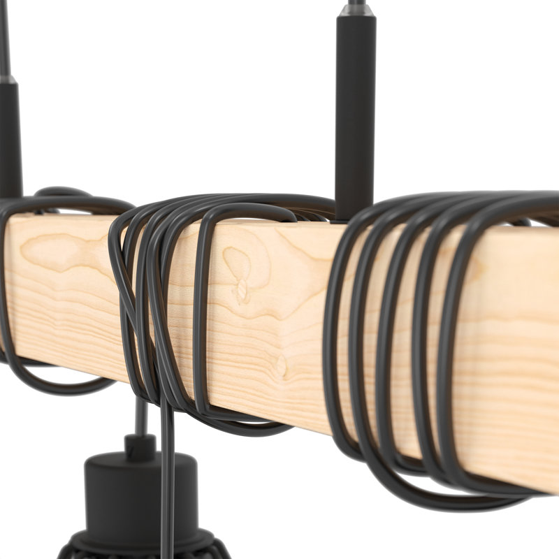 4 - Light Matte Black Pendant