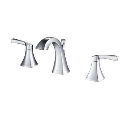 Pyramid 2-handle Bathroom Faucet with Drain Assembly