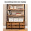 Bibliothèque moderne en bois de pin avec rangement pour tiroir-311302693