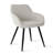 Modern Upholstered Dining Armchair with Channel Tufted Back-656215590