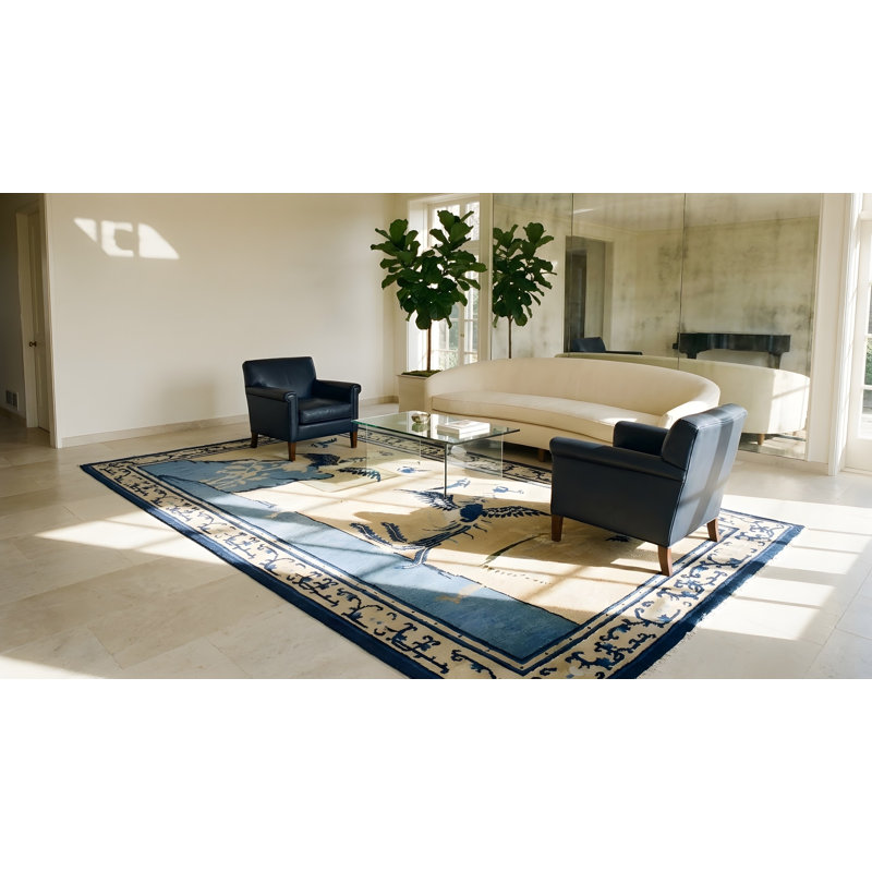 Tapis chinois noué à la main Art