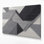 «Geometric Abstraction 23», art mural sur toile grise