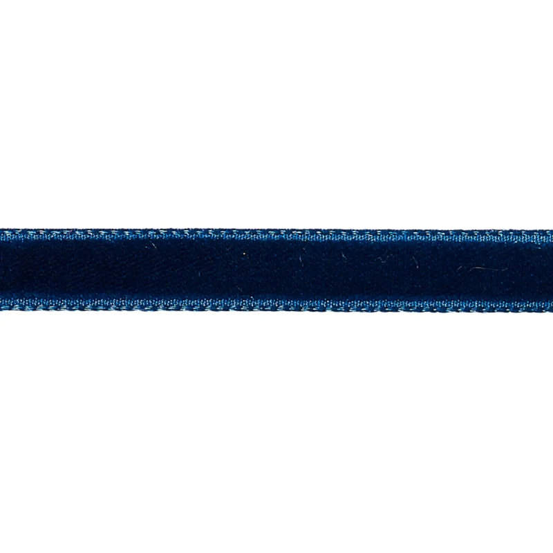 Ruban de velours étroit, Saphir