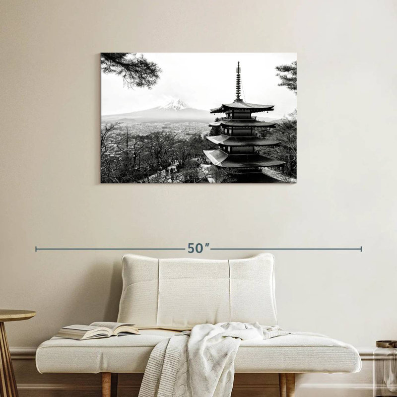 Adella Chureito Pagoda, 24" H x 36" W