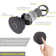 Puck Lighting With wireless dimmer switch, surface mount( round black 4000k)