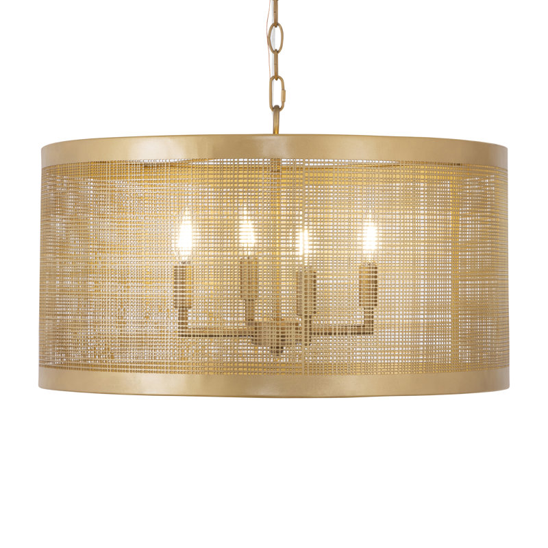 Sanger - Luminaire suspendu simple, Doré