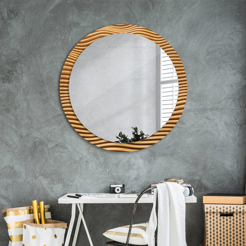 Huldar Glass Flat Wall Mirror