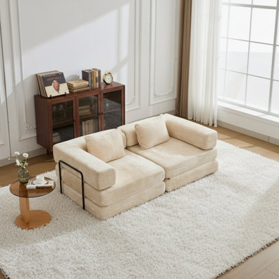 Convertible Sleeper Sofa Bed Floor Sofa Lounge Couch