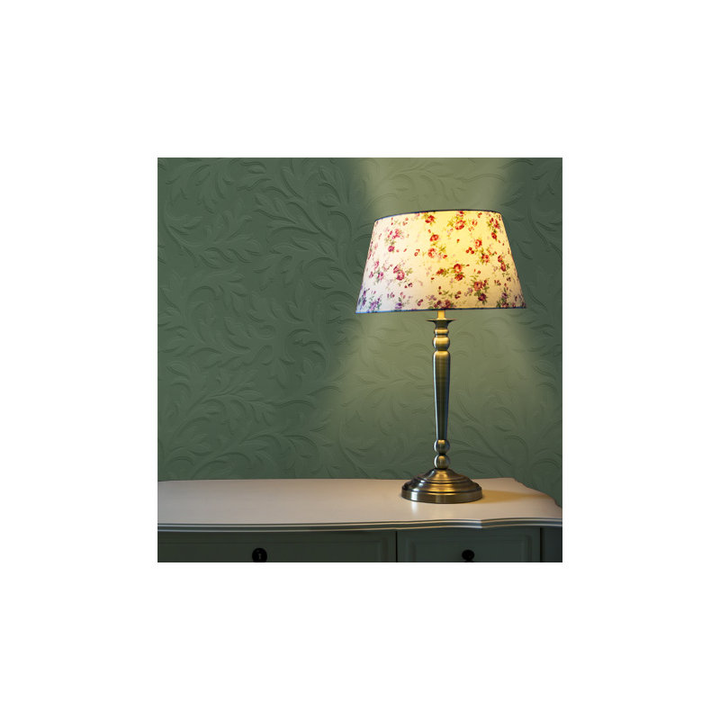 High Leaf 10m L x 53cm W Floral and Botanical 3D Embossed Roll Wallpaper