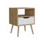 Table de chevet, 1 tiroir, 1 tablette