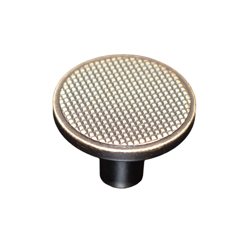 Circle Knob, Brushed Brass