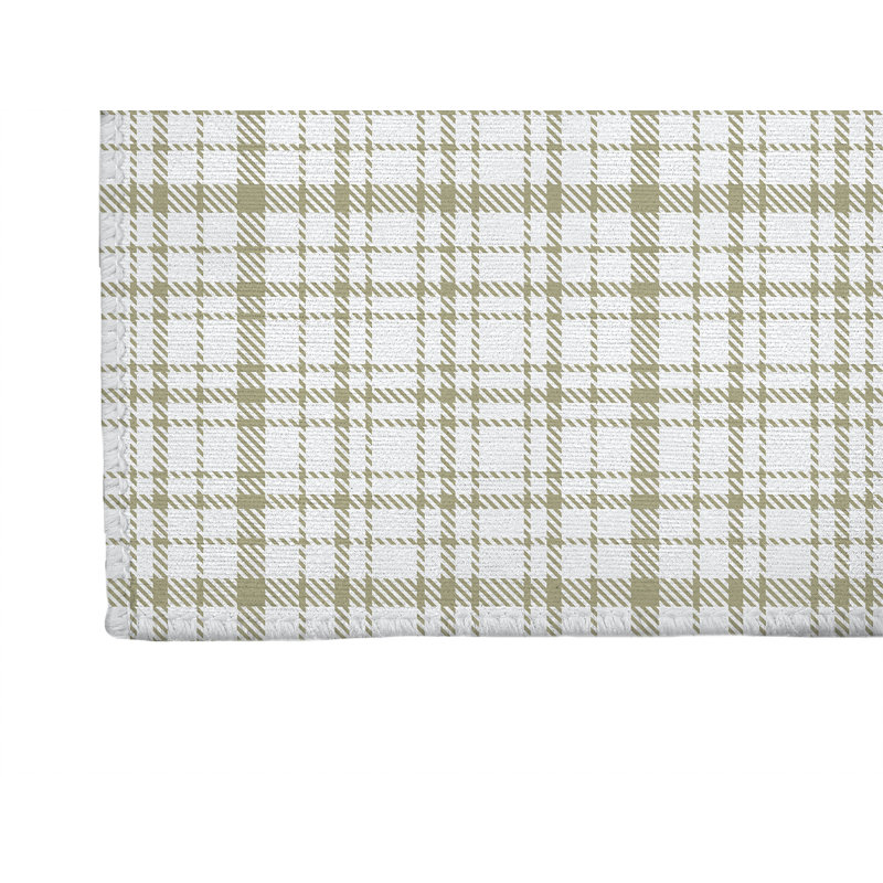 Tapis d'extérieur antidérapant à carreaux Liz, Rectangle 4pi x 6 pi