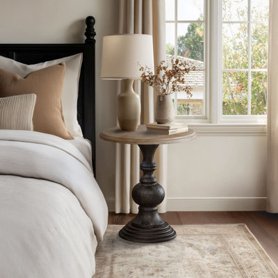 Madeleine Pedestal Accent Table