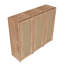 3-Door Bathroom Cabinet, Water- Material, Elegant Mounting Modern Wall Mounted, Convenient Storage