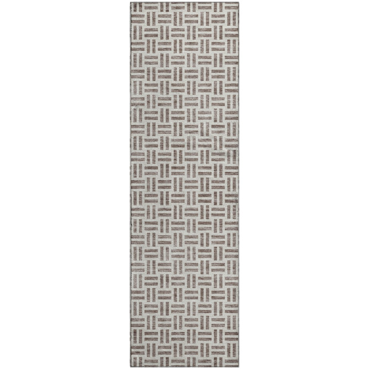 Premium Machine Washable Prisco Taupe Rug