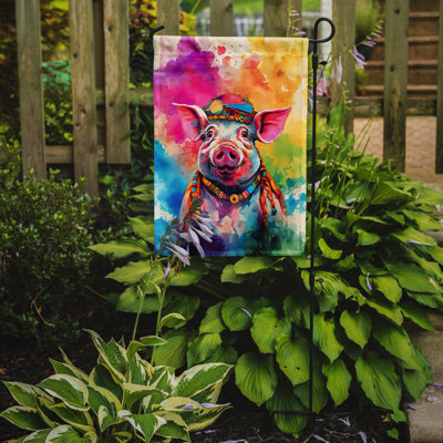 Drapeau de jardin hippie
