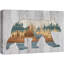 «Western Wood Effect Landscape Bear Pine Tree Mountain Vista Nature», reproduction sur toile-93389117-93389118