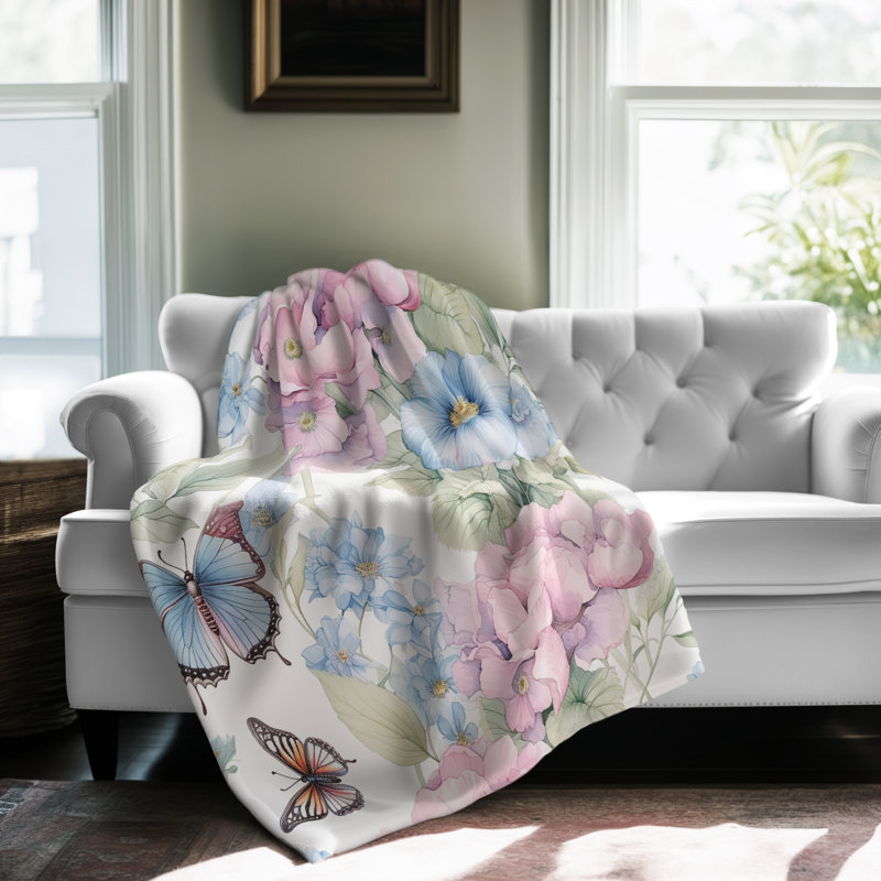 Couverture Tranquil Meadow Harmony, Grand lit