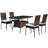 Ladera 4 - Person Patio Dining Set Rectangular Table with Cushions Included-748203986