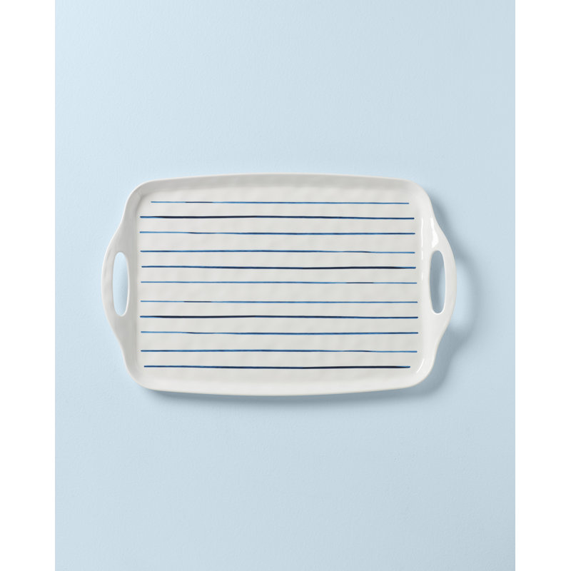 Blue Bay Melamine Handled Platter