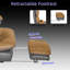 Fauteuil président ergonomique inclinable avec repose-pieds Sachar-950882527