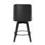 Tabouret de comptoir pivotant rembourré Arleine-92729595-93363830