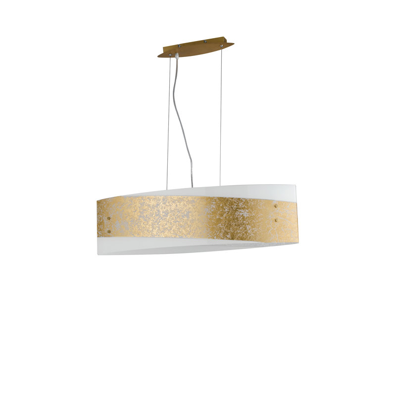 Bianka 4 - Light Drum Pendant, Gold