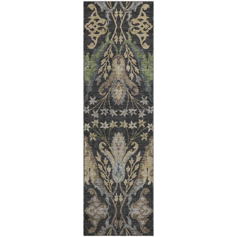 Premium Machine Washable Gurubaksh AMF1153 Global Rug