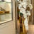 Cascading White Phalaenopsis Orchids In Gold Prism Planter