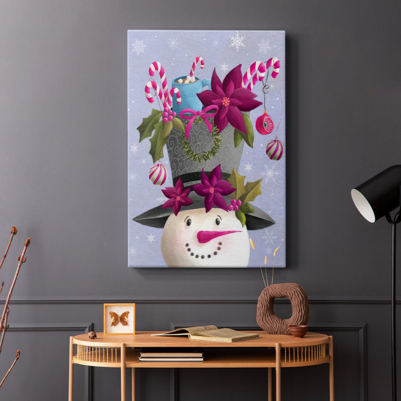 Christmas Friends I -Gallery Wraraped Cavas, H 12 po x l 8 po
