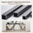 66''Computer L-Shaped Metal Base Desk Corner Gaming Desk-2089015896