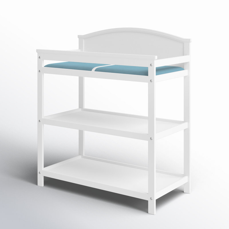 Icarus Solid Wood Changing Table, White
