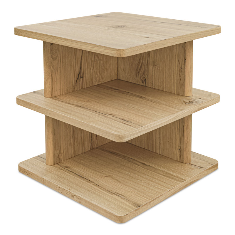 Casey Side Table Dark Brown, Natural