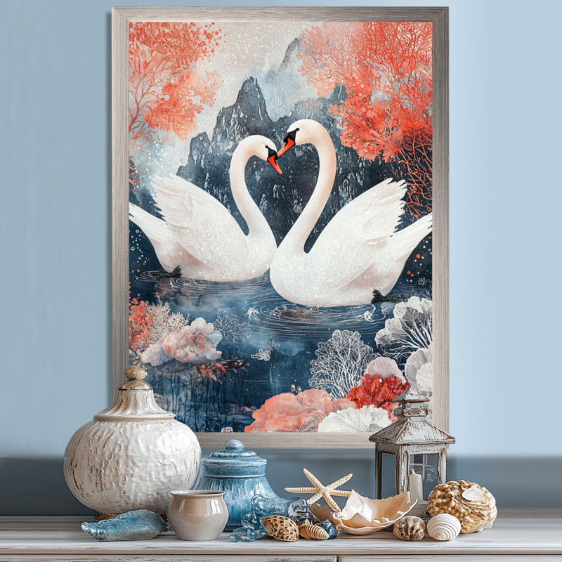 Baddeley - Animals Wall Art Prints, 44" H x 34" W, Single Picture Framed Print, Silver