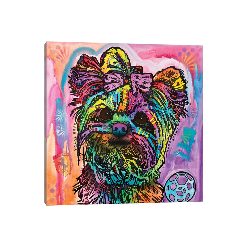 Chloe Bear by Dean Russo - Wrapped Canvas Gallery-Wrapped Canvas Giclée, 30.48 cm H x 30.48 cm W