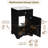 20" Bathroom Vanity With Ceramic Top-830106467