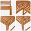 Bulera Solid Wood Acacia Outdoor Bench